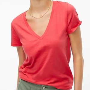 3 J Crew Featherweight TShirts, Bl,Red, Sz M, Grn, Size S